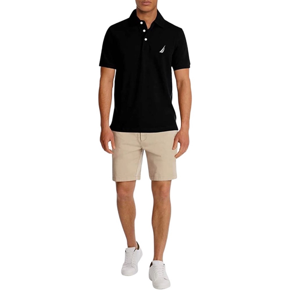 Black Nautica Polo Shirt (M)